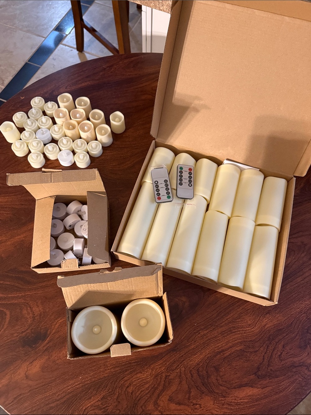 DI Candle Outdoor Flameless Waterproof All Different Sizes ❤️SALE